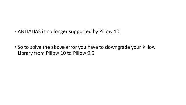 AttributeError module PIL Image has no attribute ANTIALIAS смотреть онлайн