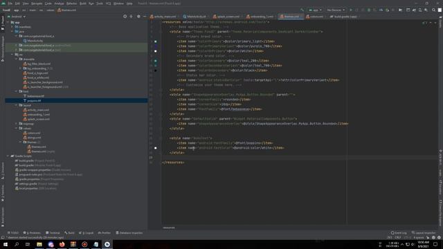 Create Food-E UI Figma Design to Android Studio - PART 1 смотреть онлайн