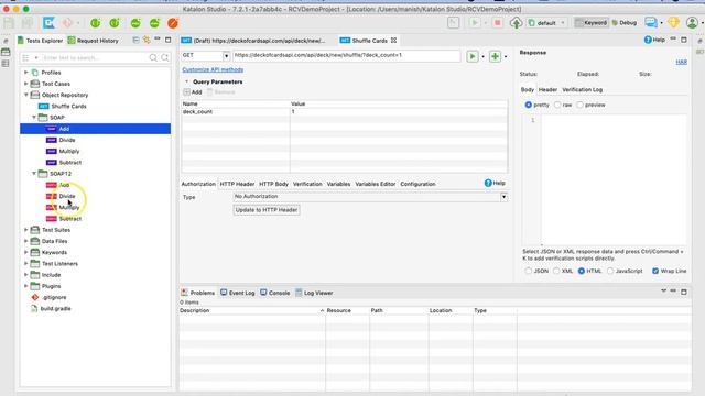 Katalon Studio API Testing #5 - First SOAP Request for SOAP Webservice смотреть онлайн