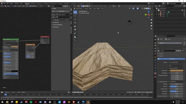 Blender Tutorial of Procedural wood grain texture смотреть онлайн