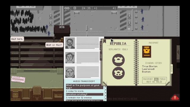 [GAME] Papers, Please. Endless Mode Part 3 смотреть онлайн