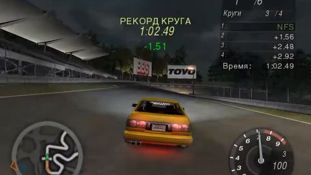 029 NFSU2 закрытая трасса 6 кругов, и В САЛОНЕ НОВыЕ тАчкИ смотреть онлайн