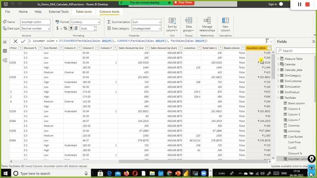 19.1 Information Functions in Power BI смотреть онлайн