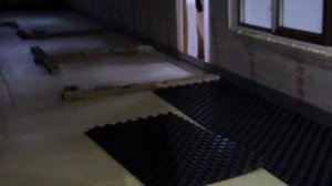 7. Практикум ТП.  Монтаж матов с бобышками для теплого водяного пола.