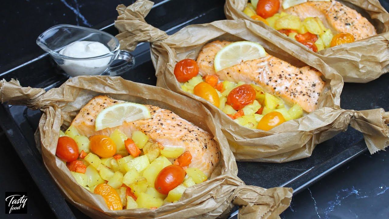 ЛУЧШИЙ РЕЦЕПТ ЗАПЕЧЕННОЙ РЫБЫ В ДУХОВКЕ! смотреть онлайн