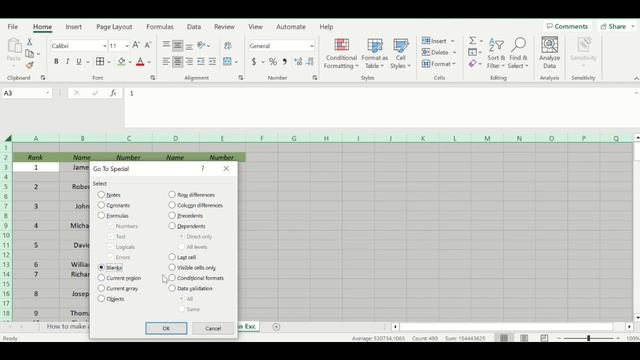 How to Delete Blank Rows in Excel смотреть онлайн