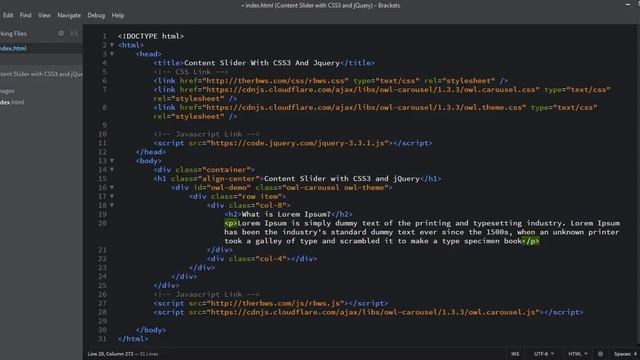 Content Slider with CSS3 and jQuery | HTML5, CSS3 And jQuery Tutorial Project | Image Silider смотреть онлайн