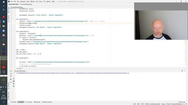 Exporting Data to a File with Tkinter [PDF,WORD,XLSX,TXT] смотреть онлайн