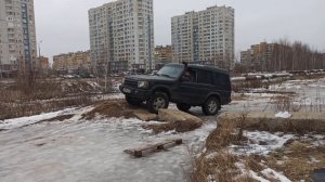 Ленд Ровер Дискавери 2 работа ТС с блокировкой центрального дифференциала.