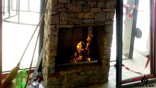 Горивна камера в каменна ниша - FIRE LUX смотреть онлайн