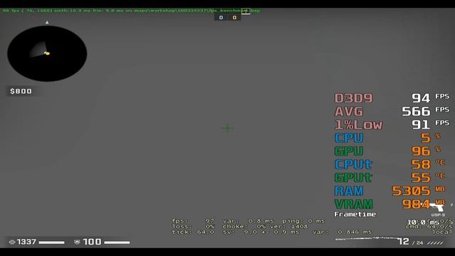 GeForce GTX 1650 SUPER -- Intel Core i5-12400F -- CSGO uLLeticaL Benchmark i5-12400 1280X960 смотреть онлайн