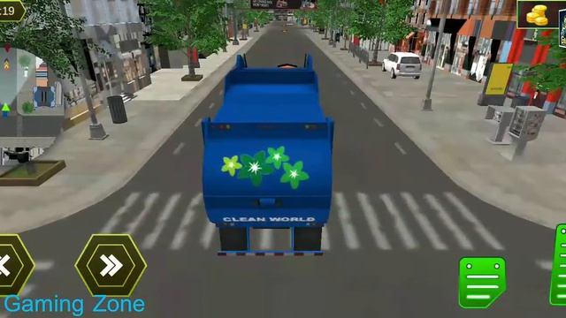Garbage truck | Trash Truck Simulator 2021 | android gameplay смотреть онлайн