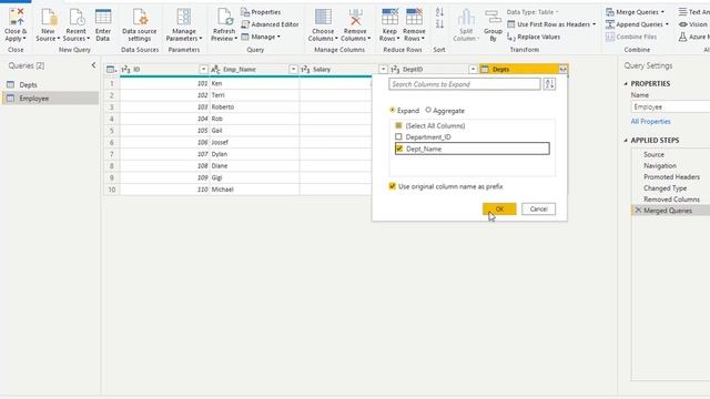 Power BI Merge Queries Hindi смотреть онлайн
