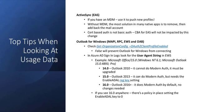 Latest on deprecating basic auth for Exchange смотреть онлайн