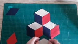 Нескучный пэчворк. 3D эффект в лоскутном шитье. Кубы