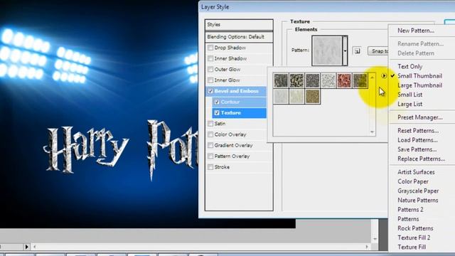 Como Fazer o logo da Fonte de Harry Potter no PhotoShop смотреть онлайн