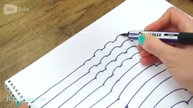 3D рисунок рука смотреть онлайн