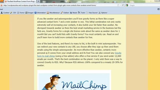 The Best WordPress Contact Form Plugin Gets More Contacts Than Awebers Email Forms смотреть онлайн