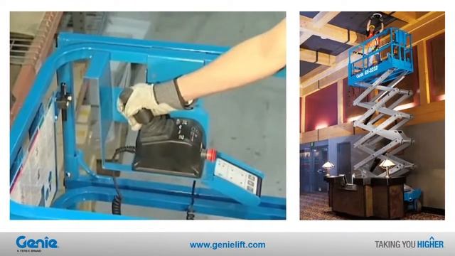 Genie® ножничный подъемник GS смотреть онлайн