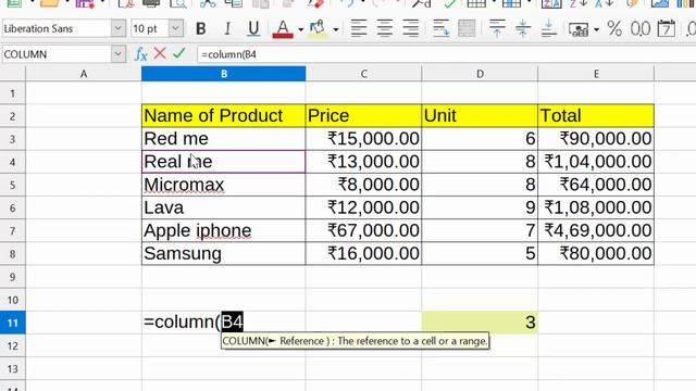 Row and column formula in Libre calc@COMPUTEREXCELSOLUTION смотреть онлайн