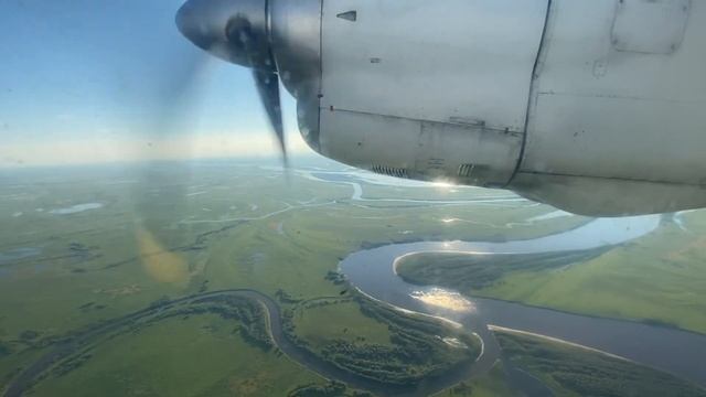 Полёт на АН-24РВ Берёзово-Ханты-Мансийск