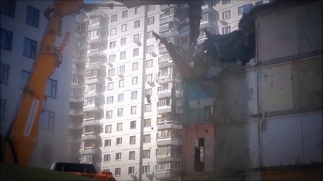 Снос пятиэтажки (Проспект Маршала Жукова, 35к2) смотреть онлайн