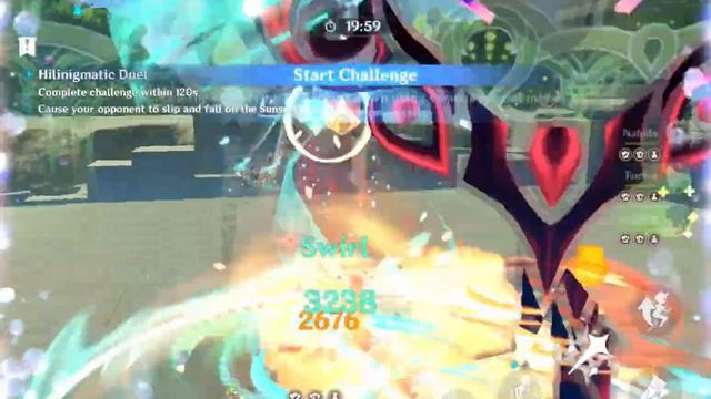 Hilinigmatic Duel 7s Clear Plunge Furina (8 Mil HP) смотреть онлайн