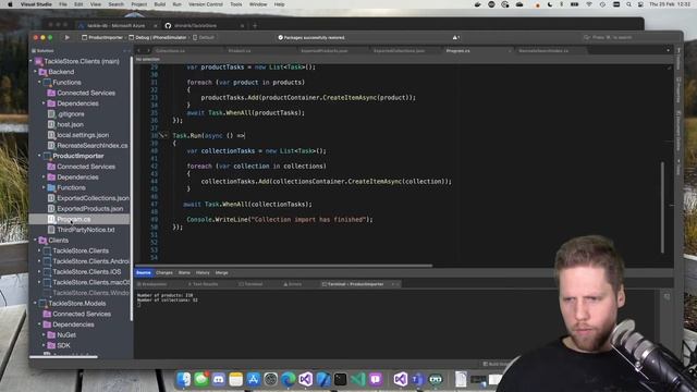 App In The Cloud - Live - Azure backend with CosmosDB - Episode 1 смотреть онлайн