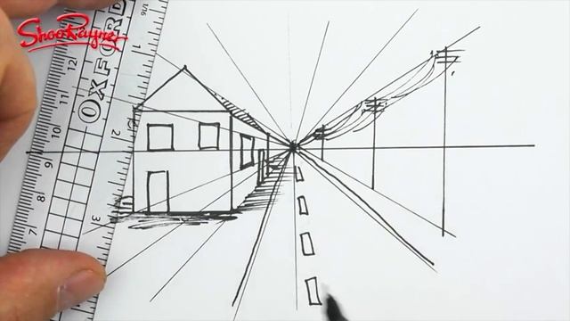 One Point Perspective - Perspective 101 part 1 with Shoo Rayner смотреть онлайн