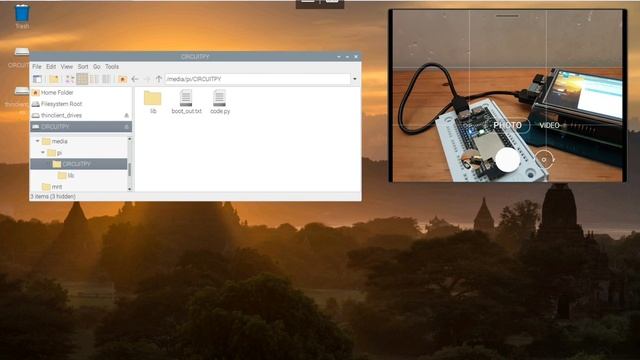 ESP32-S2/CircuitPython, how to run code.py in Mu editor. смотреть онлайн