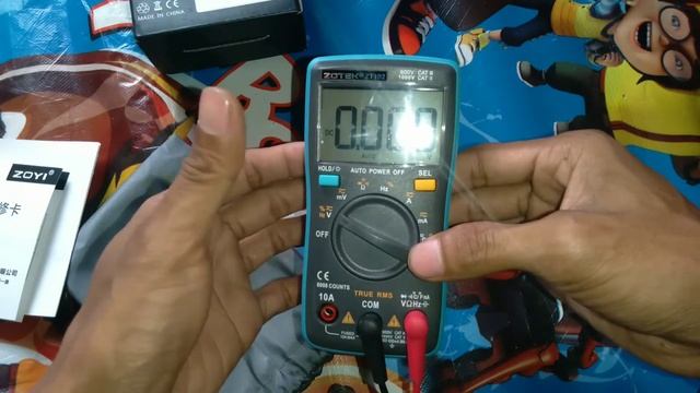 TES MULTIMETER DIGITAL ZOTEK ZT102 смотреть онлайн