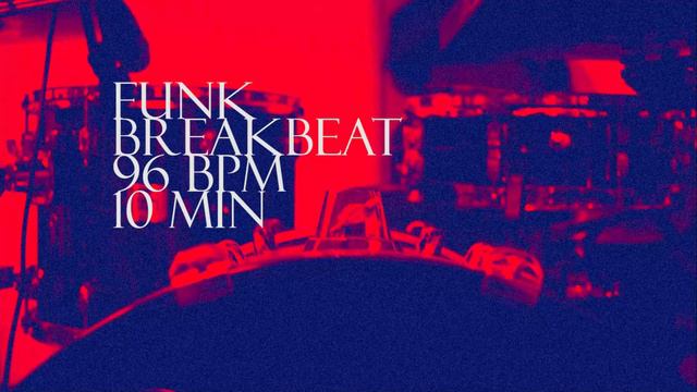 Free Drum Loop - Funk Breakbeat Funky Drummer 96 BPM 10 min - Download смотреть онлайн
