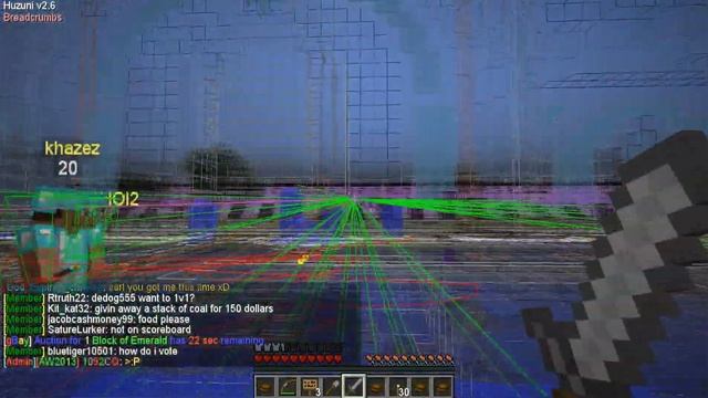 Minecraft : 1.7.2 - 1.7.5 + Hacked Client - Huzuni - Review and Basic Features [HD] смотреть онлайн