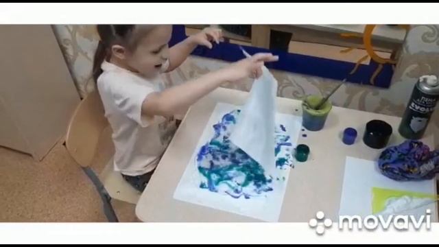 Нетрадиционные техники рисования «Монотипия» ?? смотреть онлайн