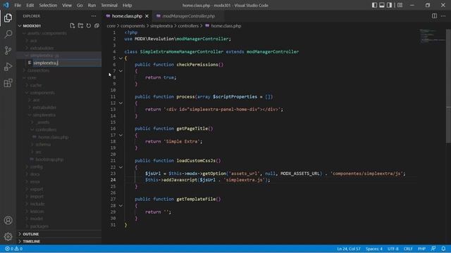MODX 3 - 02 - Custom Manager Page | Controller смотреть онлайн