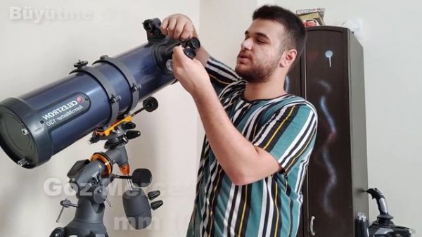 Celestron AstroMaster 130EQ-MD (Motor Drive) Teleskop İncelemesi / DEVASA TELESKOP !!