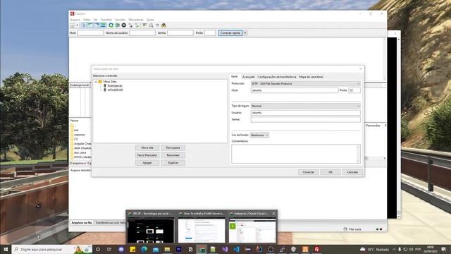 Rodando server de GTA V em segundo plano e usando filezilla Oracle Cloud free tier) смотреть онлайн