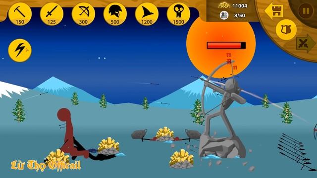 Golden Archers vs Big Kai Raider- Stick War Legacy смотреть онлайн