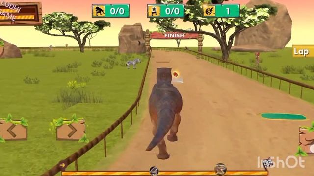 Savanna Animal Racing 3D Game || Wild Animal Racing Games || Savanna Wild Animal Android Game Play смотреть онлайн