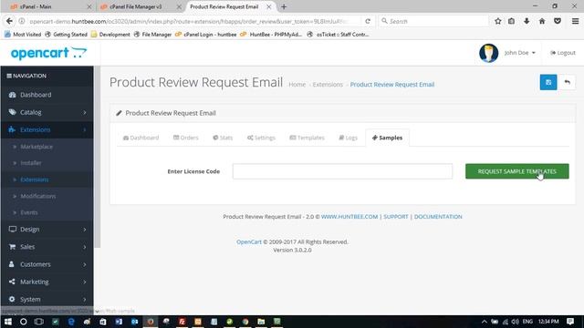 Installing Post-Purchase Order / Product Review Request Email Extension for OpenCart смотреть онлайн