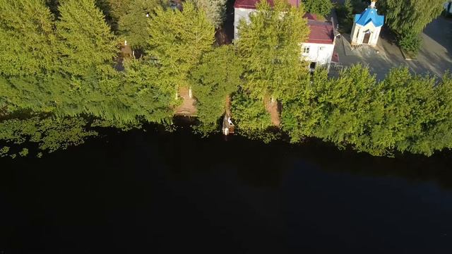 Dji Mini2.Рыбаки на реке.