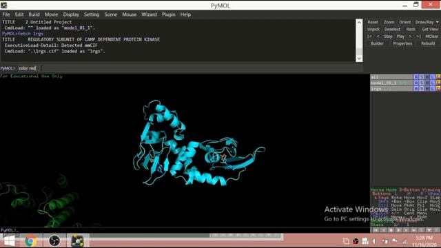 How to install and use PyMol on windows смотреть онлайн