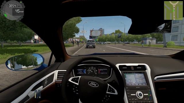 City Car Driving | Ford Fusion | Normal Driving смотреть онлайн