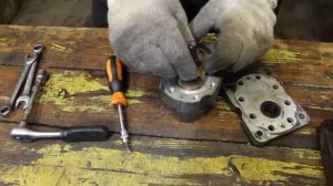 Насос шестеренный НШ 10 Е-3 из металлолома Разборка (2020)