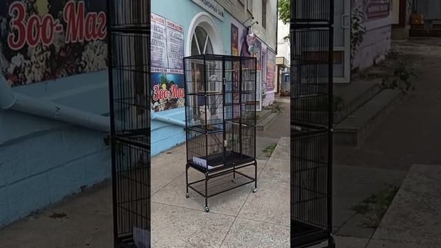 Просторная клетка-вольер для птиц или зверьков! смотреть онлайн