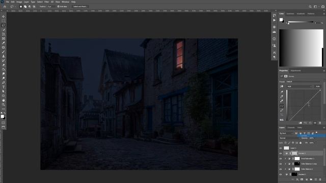 Illuminated Windows – Photoshop Scenery Tutorial смотреть онлайн