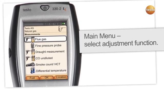 Flue gas analyser testo 330 Short version смотреть онлайн