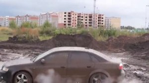 Проверка проходимости Audi A4 quattro. Результат удивил. Как работает полный привод.