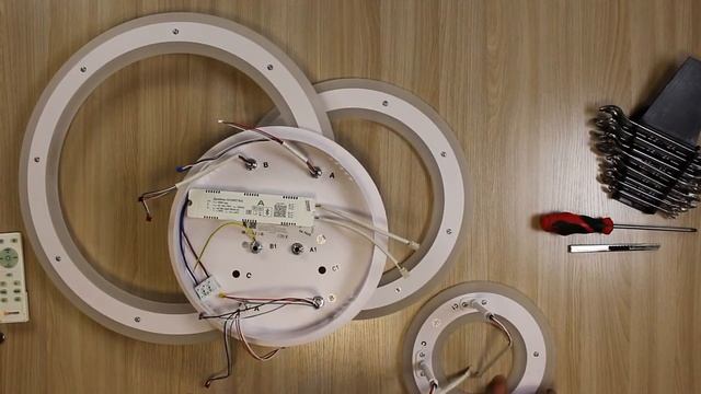 LUMINARIA TRIPLEX ROUND 108W. Инструкция по сборке светодиодного светильника с пультом. смотреть онлайн