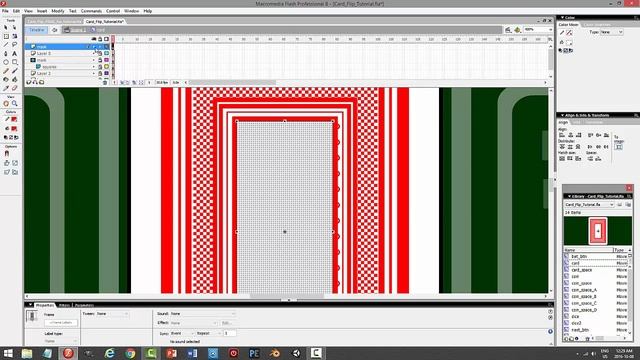 Tutorial: Create a Card Flip Game in Flash (Part 2) смотреть онлайн